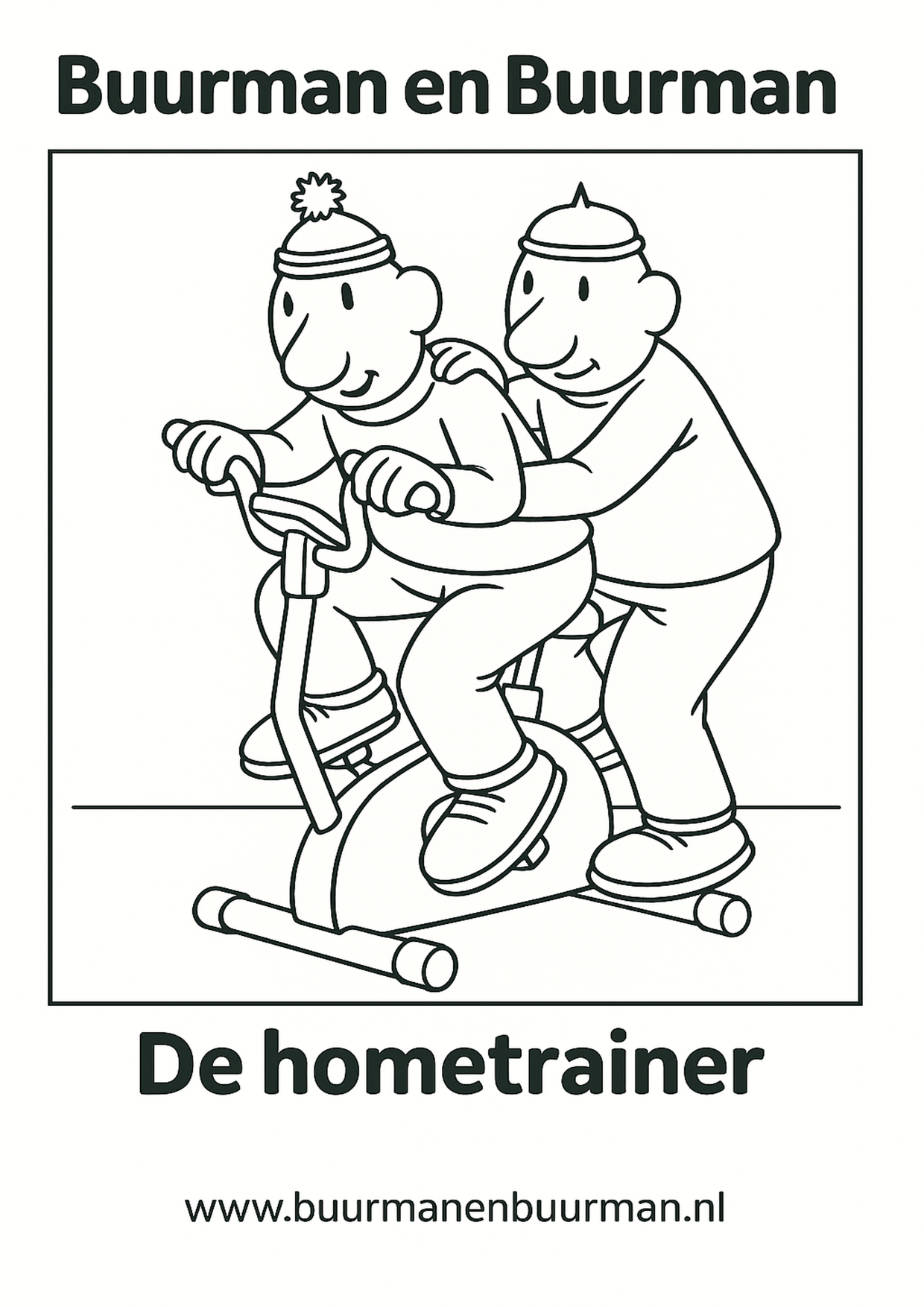 Buurman en Buurman kleurplaat - De hometrainer